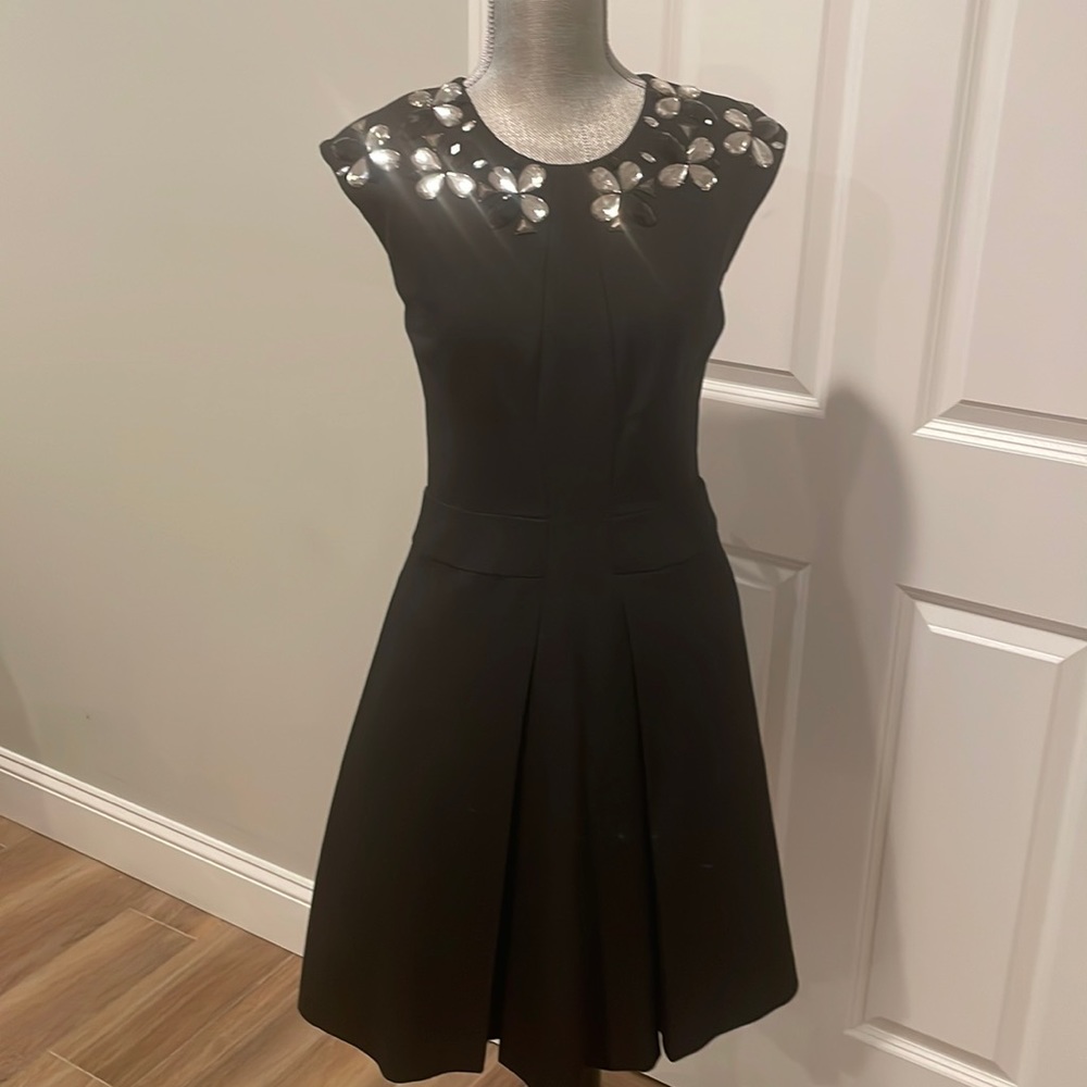 Tracy Reese embellished black party dress